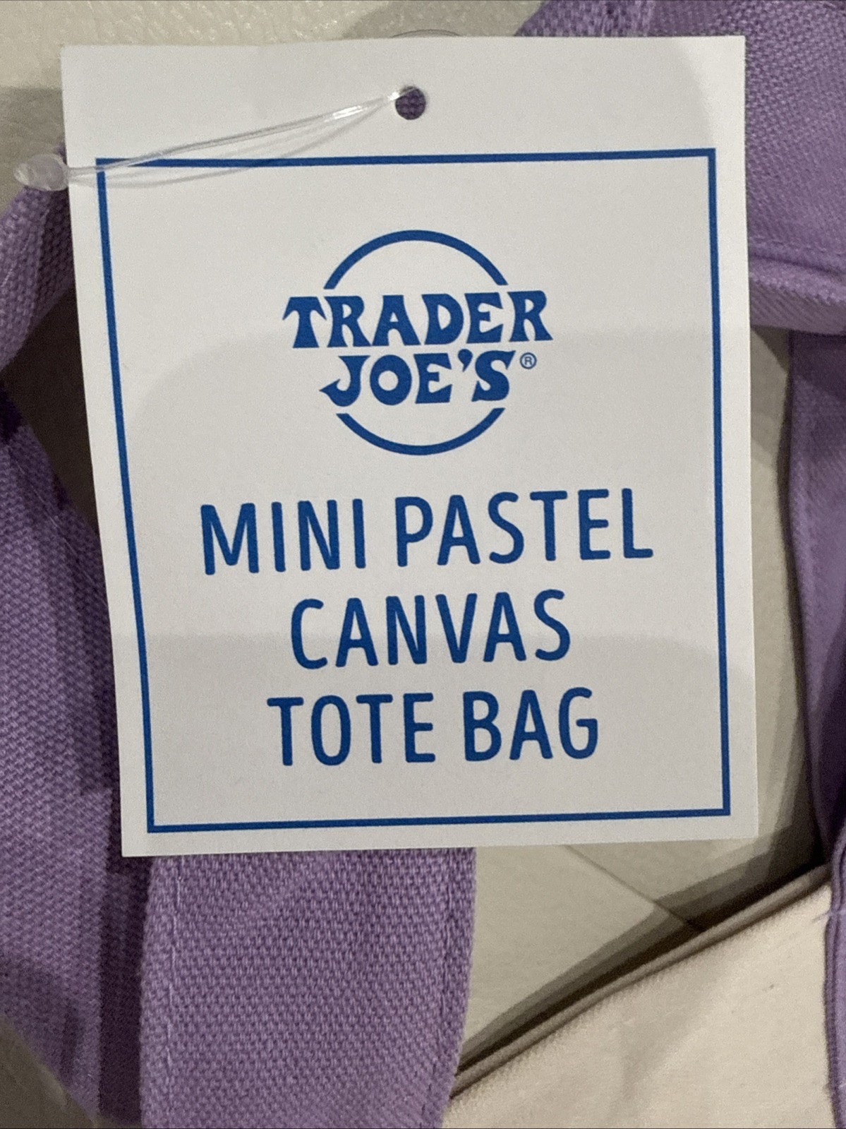 Trader Joe’s 2026 Mini Pastel Canvas Tote Bag Set Of 4 IN HAND READY TO SHIP!!!!
