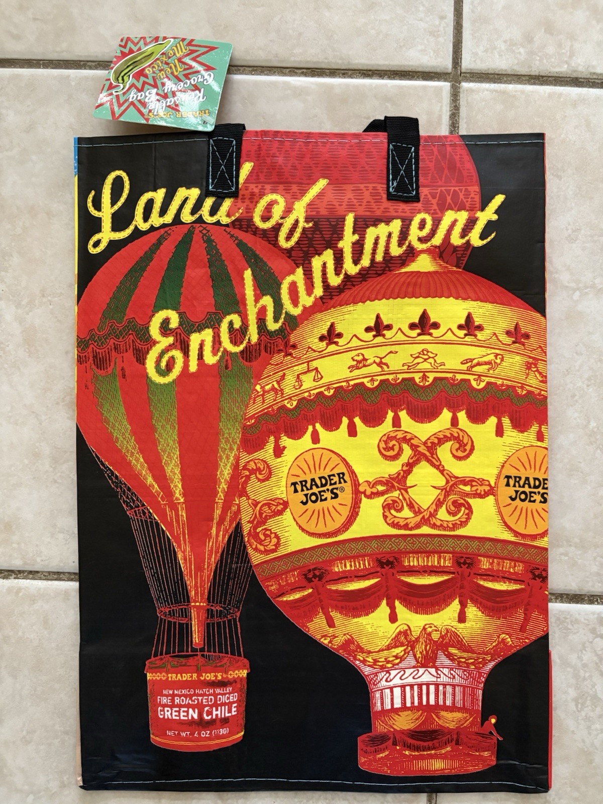 TRADER JOE’S COLLECTABLE MYSTERY SHOPPING BAG NEW MEXICO NWT GREAT ARTWORK!