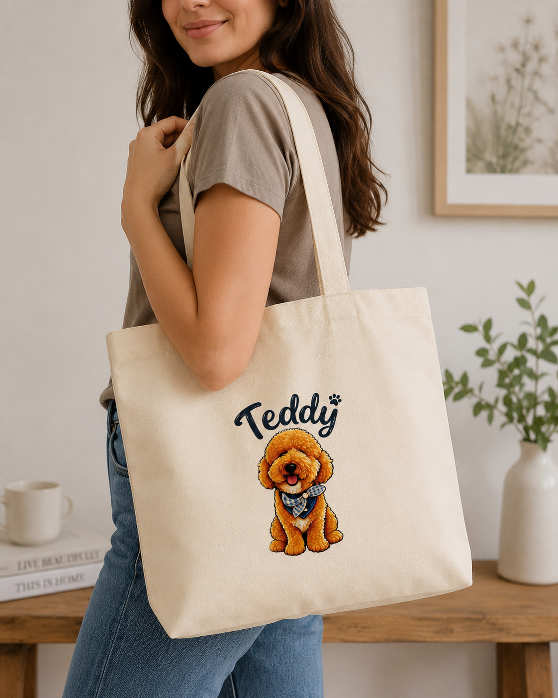 Personalized Custom Pet Tote Bag