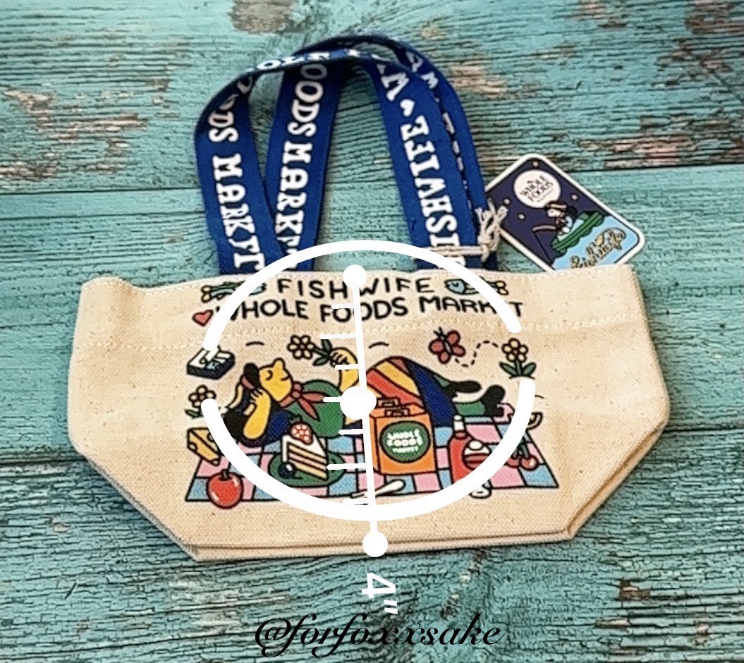 NWT Fishwife x Whole Foods Micro Tote Limited Edition