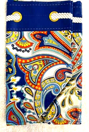 VERA BRADLEY Larg MARKET TOTE Marina Paisley 26 ¼” x14″x10″ Reusable Ecobag NWT