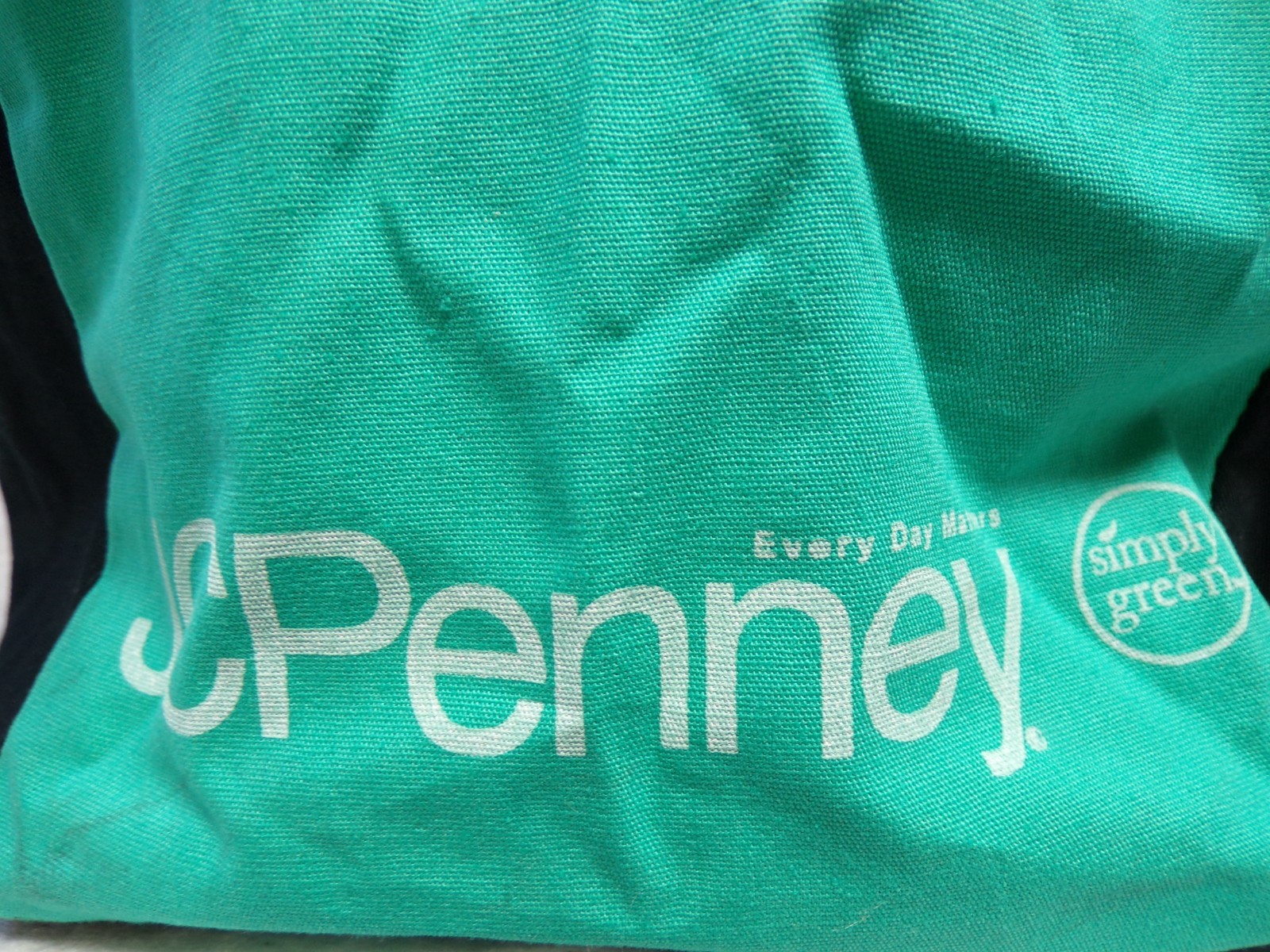 NICOLE MILLER J.C. PENNEY LARGE TOTE REUSABLE BIG SHOPPING BAG WITH HANDLES