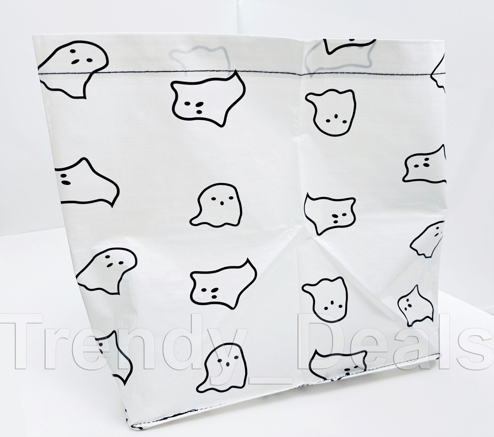 Ikea VINTERFINT Large Shopping Bag Tote, Star Pattern Green 19 gal – NEW