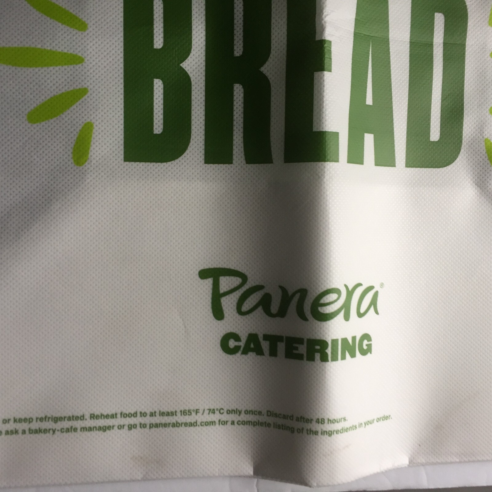 Panera Large 21” x 18” 12” Catering Bag (Marked Up)