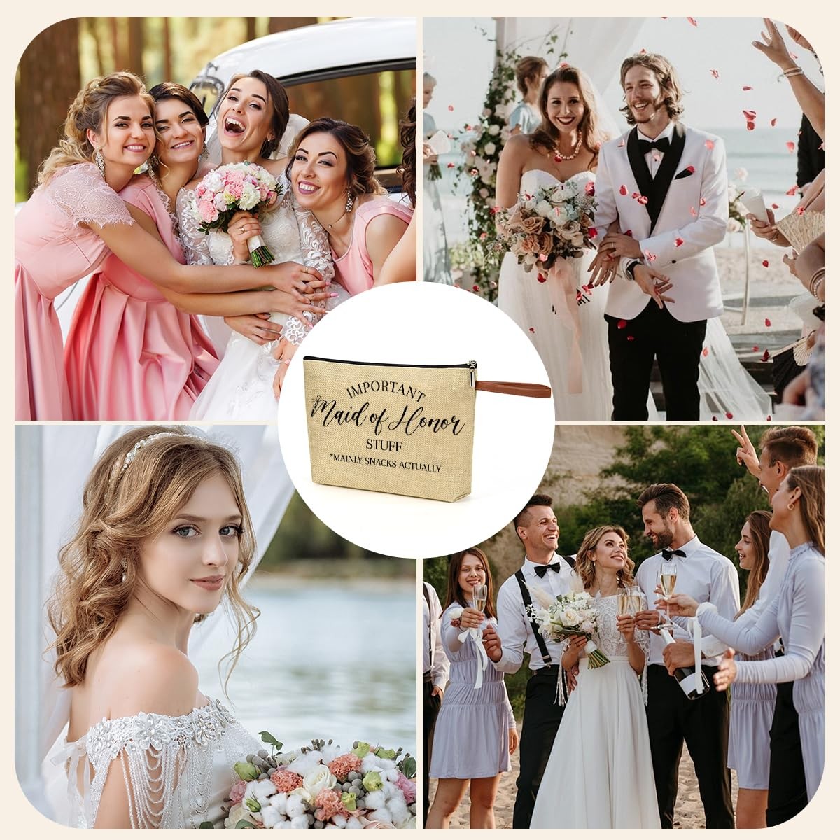 NBIAN Luxury Wedding Emergency Kit: I Do Crew 10 x 6 inches, Maidofhonor 1323