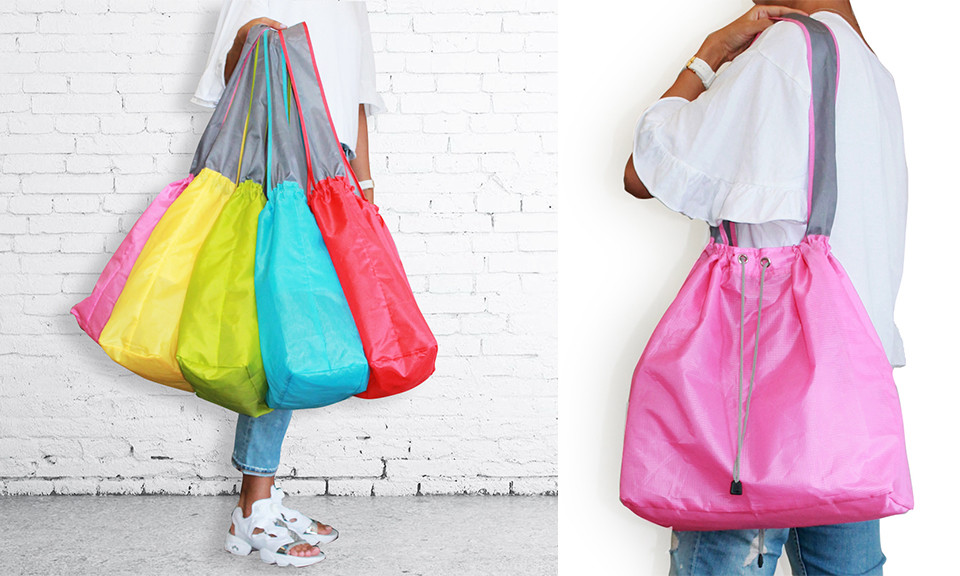 Custom Printed Reusable Ripstop Nylon Bags – Wholesale Logoed Eco-Friendly Bags