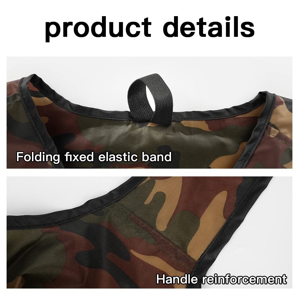 Reusable Grocery Bags 20 Pack 15×4.5×15 Inch Mixed Color with Handles
