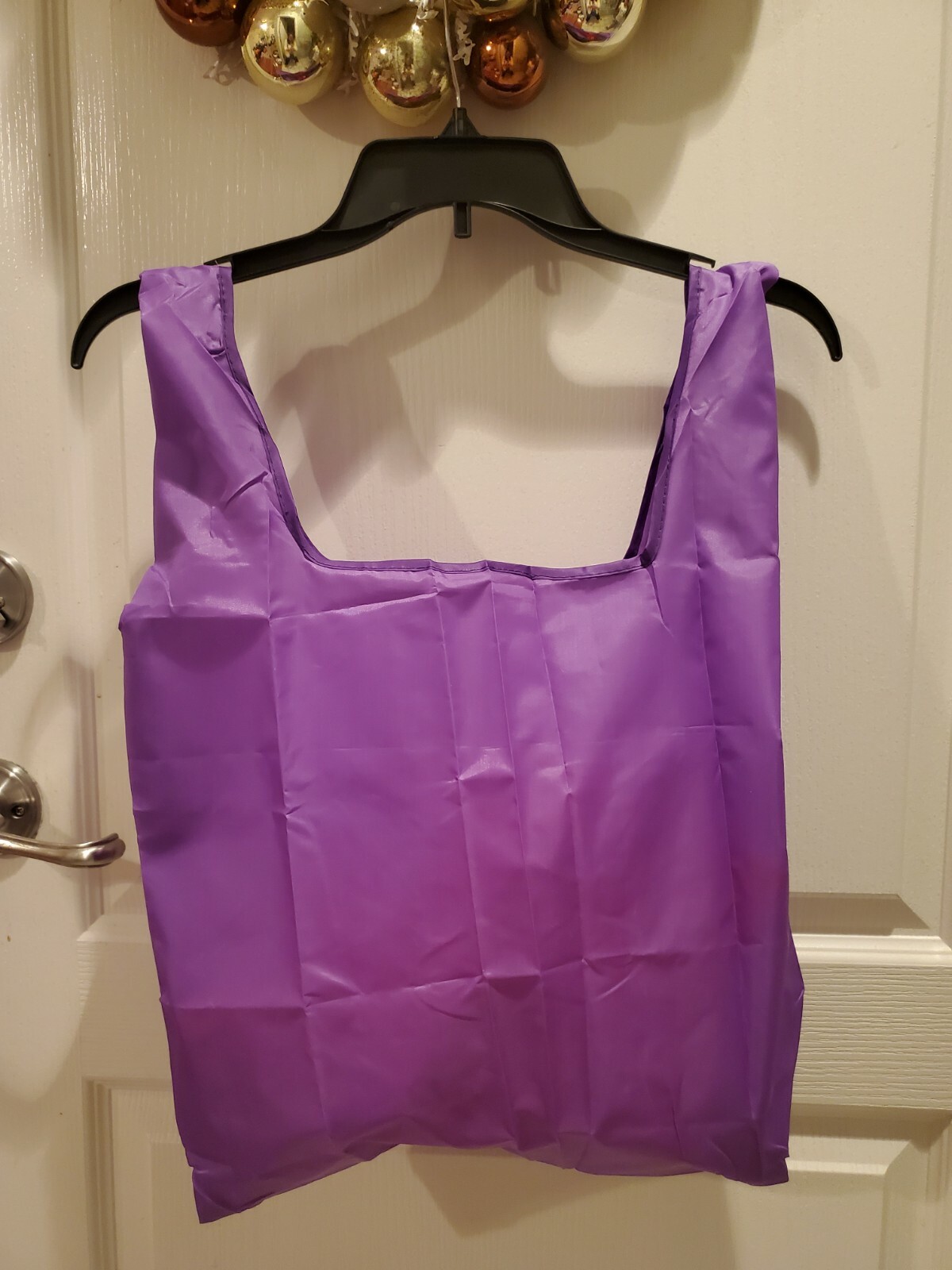Brand New Purple Foldable Pocket Reusable Shopping Tote Bag