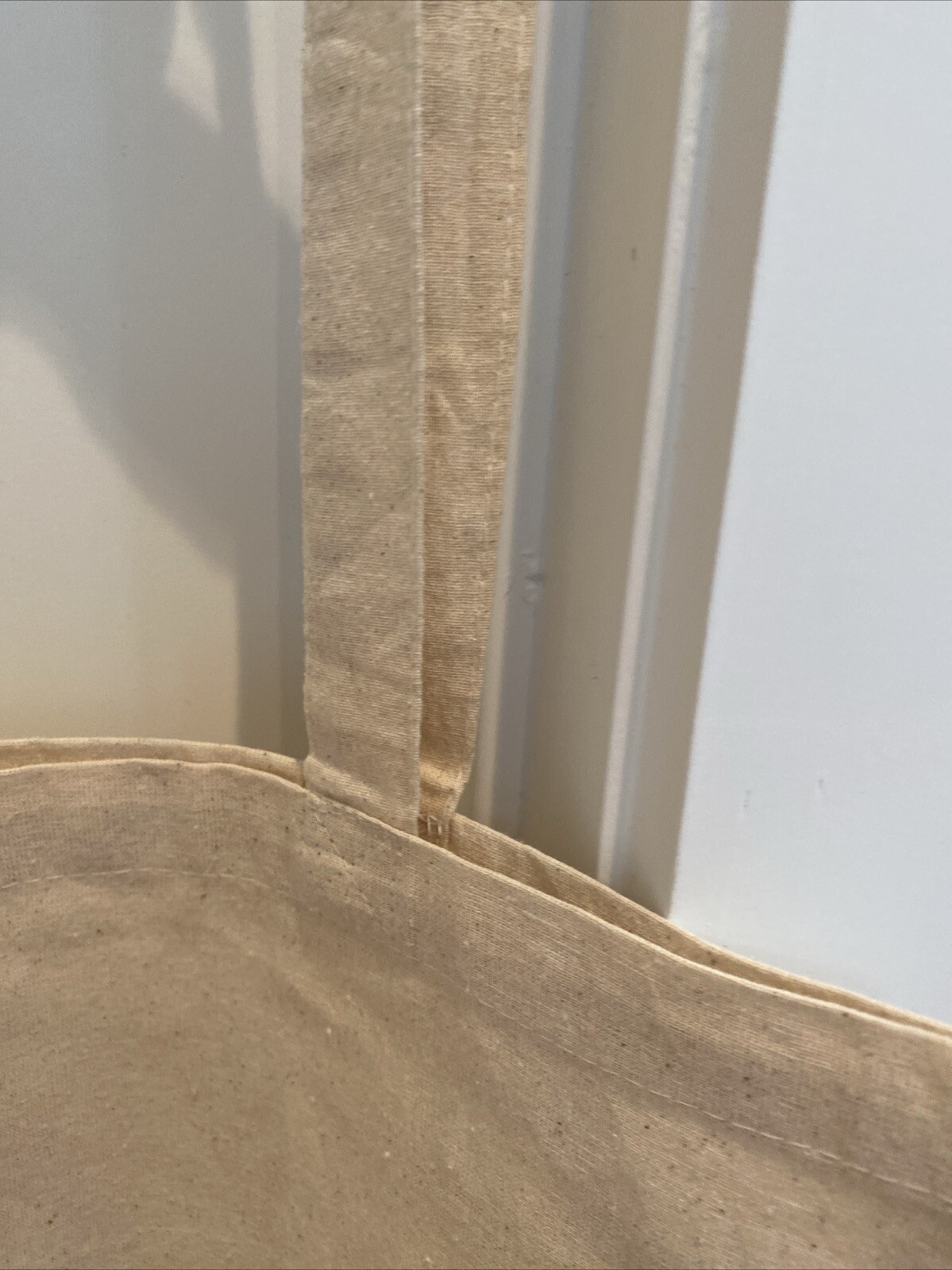 Guittard Chocolate Double Handle Canvas Ivory Tote Bag