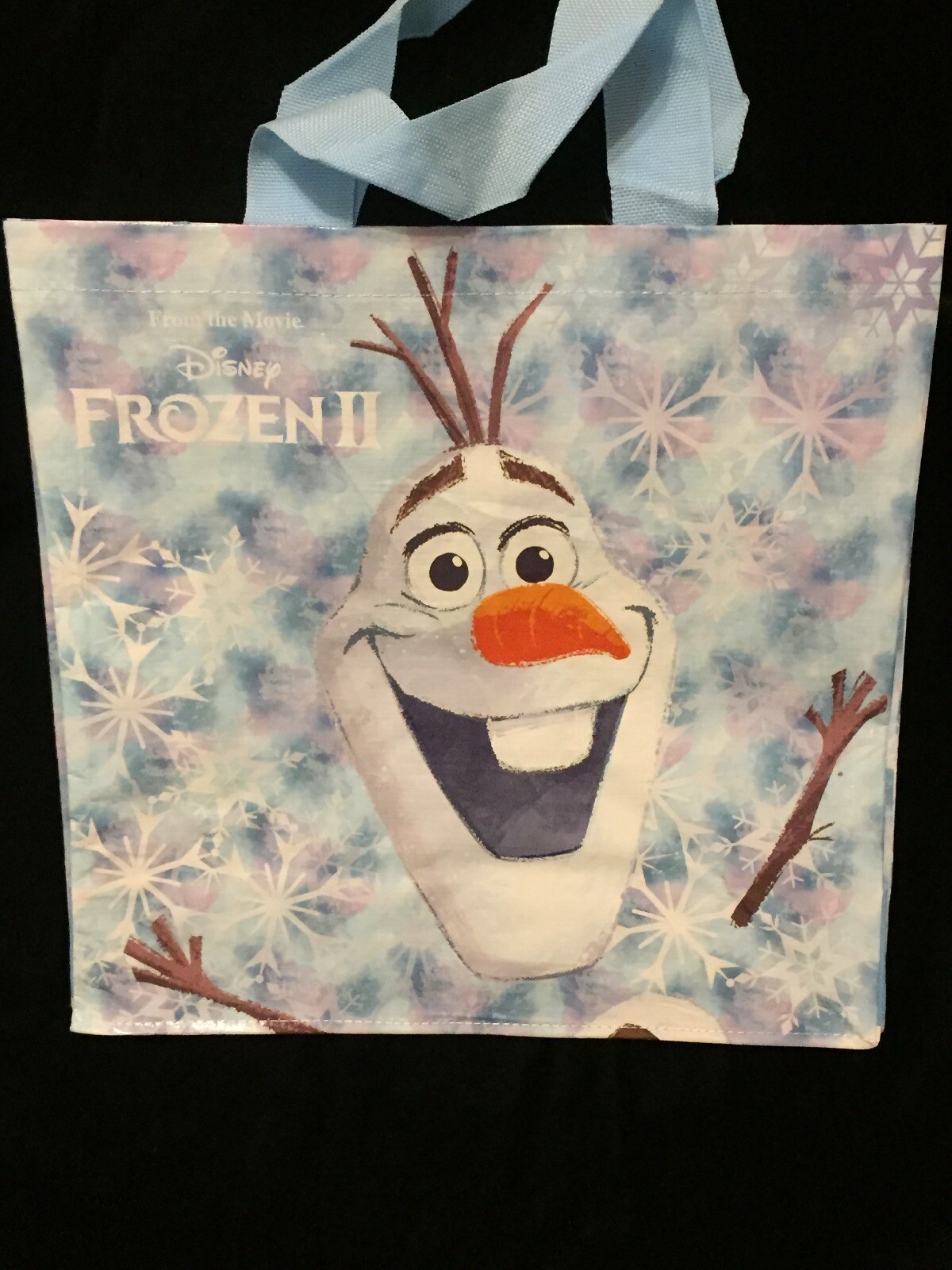Tesco Disney Frozen II Tote Bag Ana Elsa Olaf Snowman Snowflake Princess New