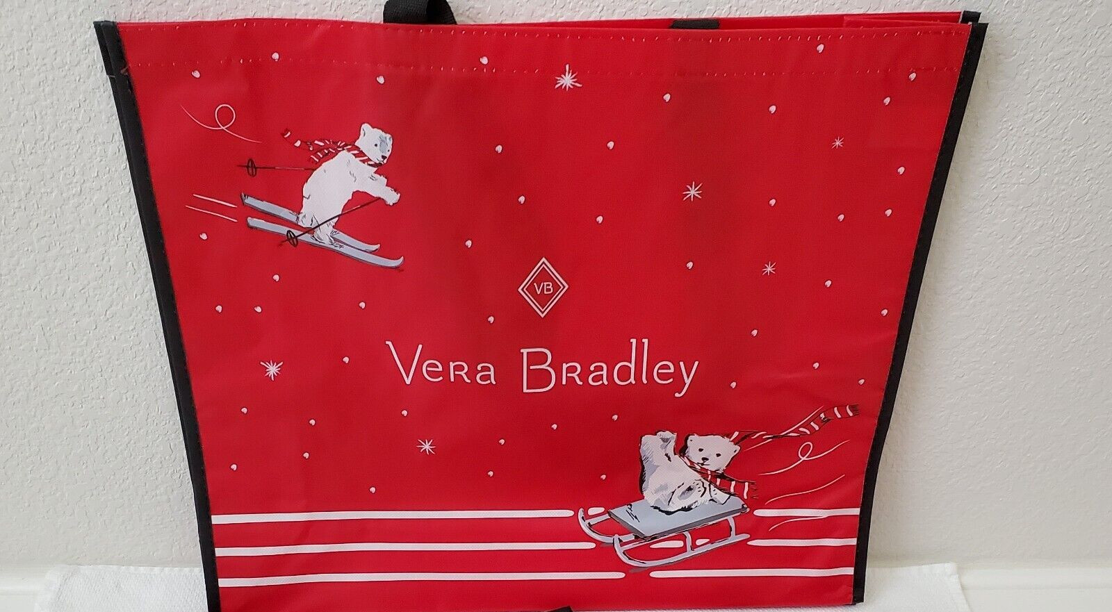 Vera Bradley – Winter Polar Bear Pattern Light Weight Reusable Tote