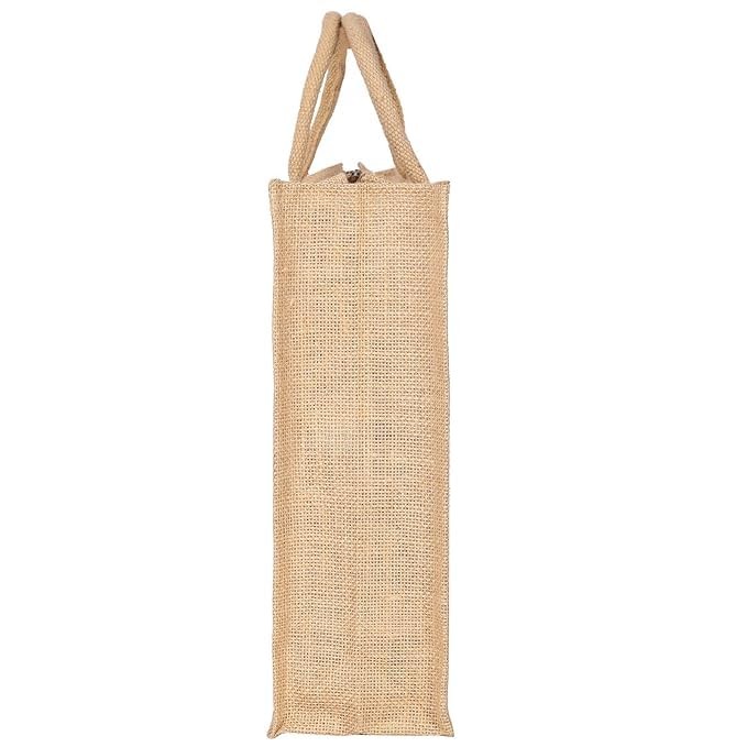 Reusable Jute Bags Eco-Friendly Printed Lunch Shopping Grocery Hand Bag Tote
