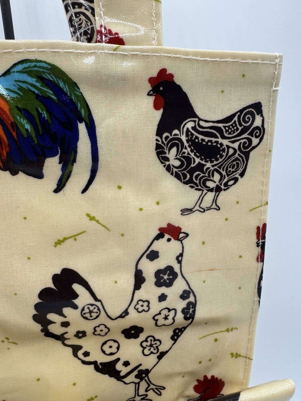 Ulster Weavers PVC Mini / Small Gusset Rooster Tote Bag 609ROO NWT