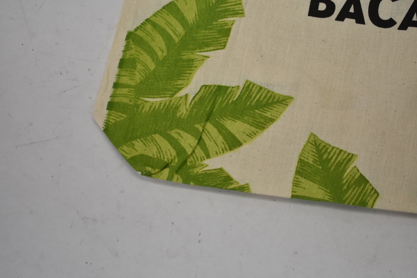 Bacardi Canvas Tote Bags Cotton Natural Colored Reusable Carry 15″ x 13-1/2″