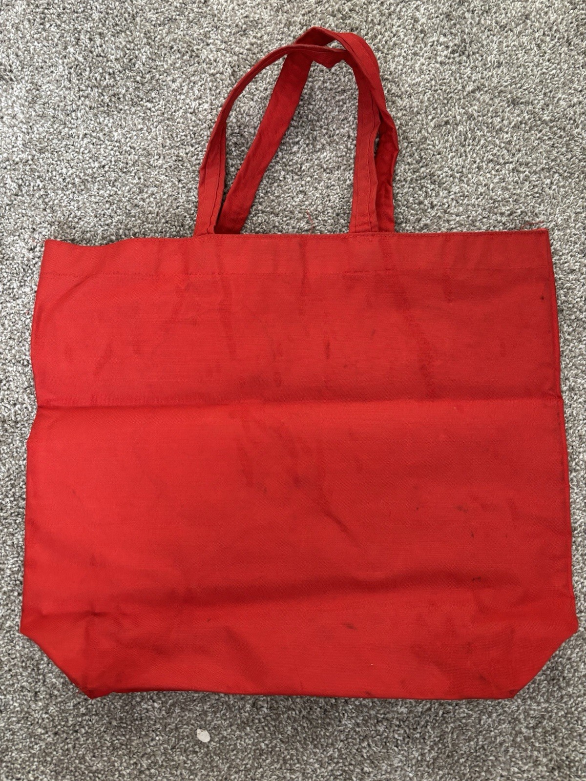 Lot of 2 Vintage 1970s Holiday Fair Inc California Canvas Tote Bags 18.75x16x5.5
