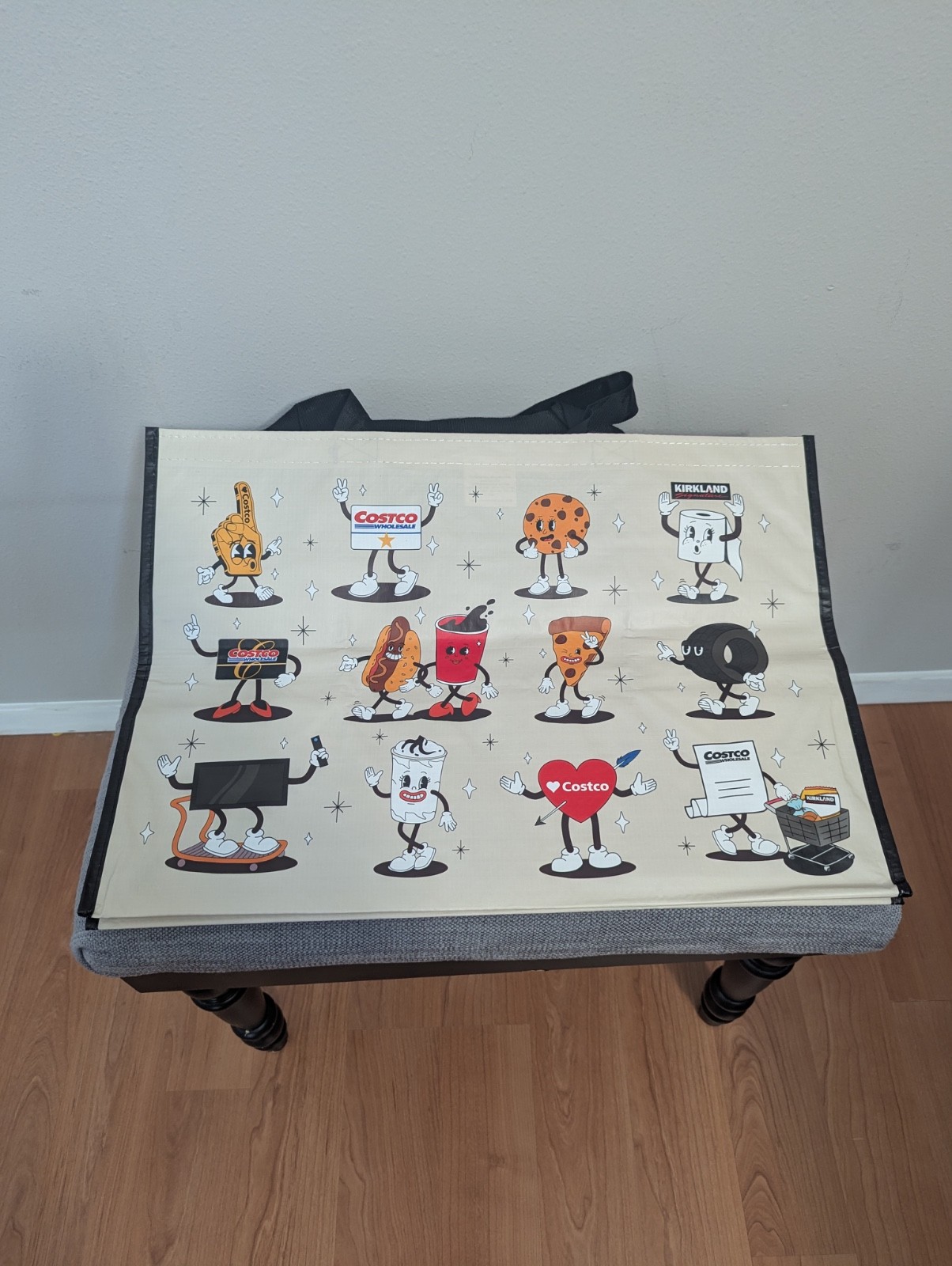Costco LIMITED Edition Cartoon Character KeepCool Reusable Tote Bag (Single)