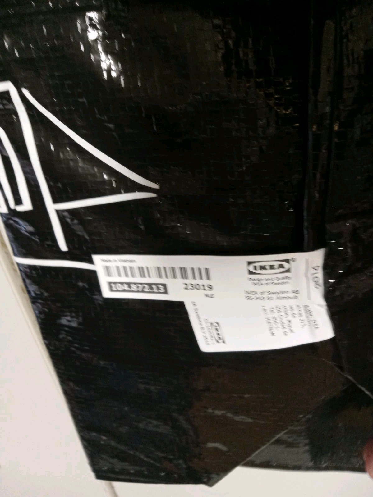 NEW IKEA 2023 Limited Edition PALTKOMA Black & White City Scraper Med Tote Lot 3