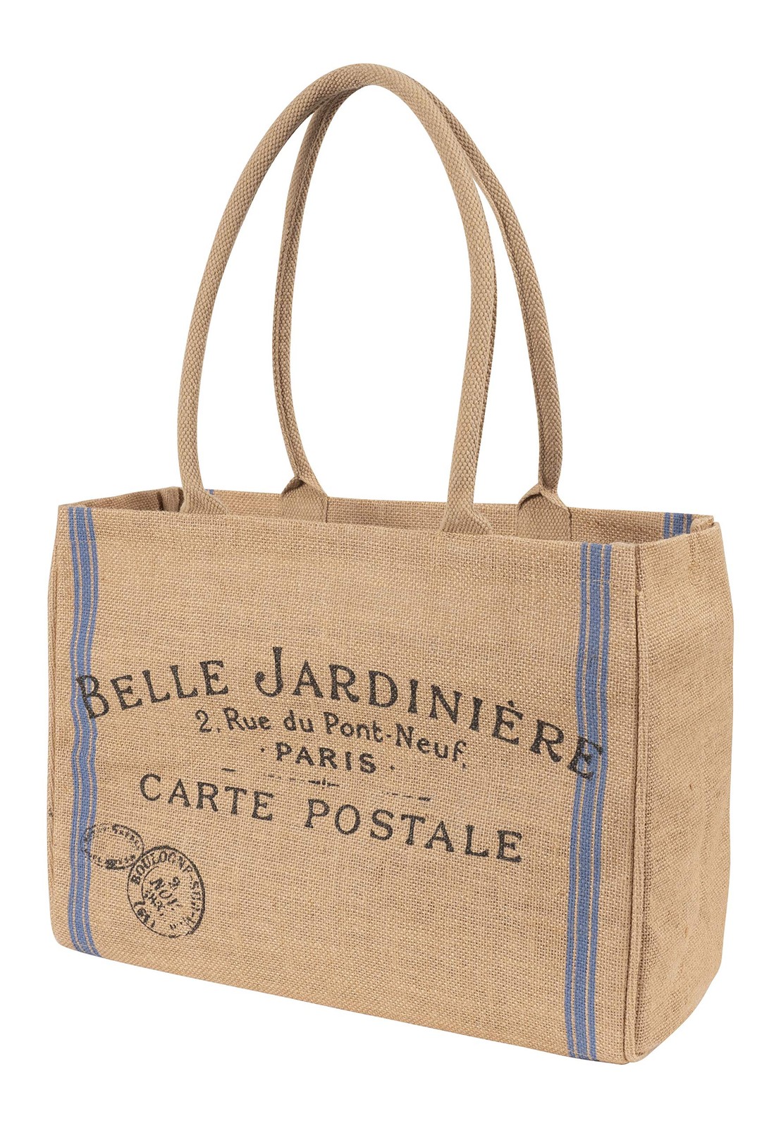 Jute Market Tote Bag with Handles (Bell Jardinere)