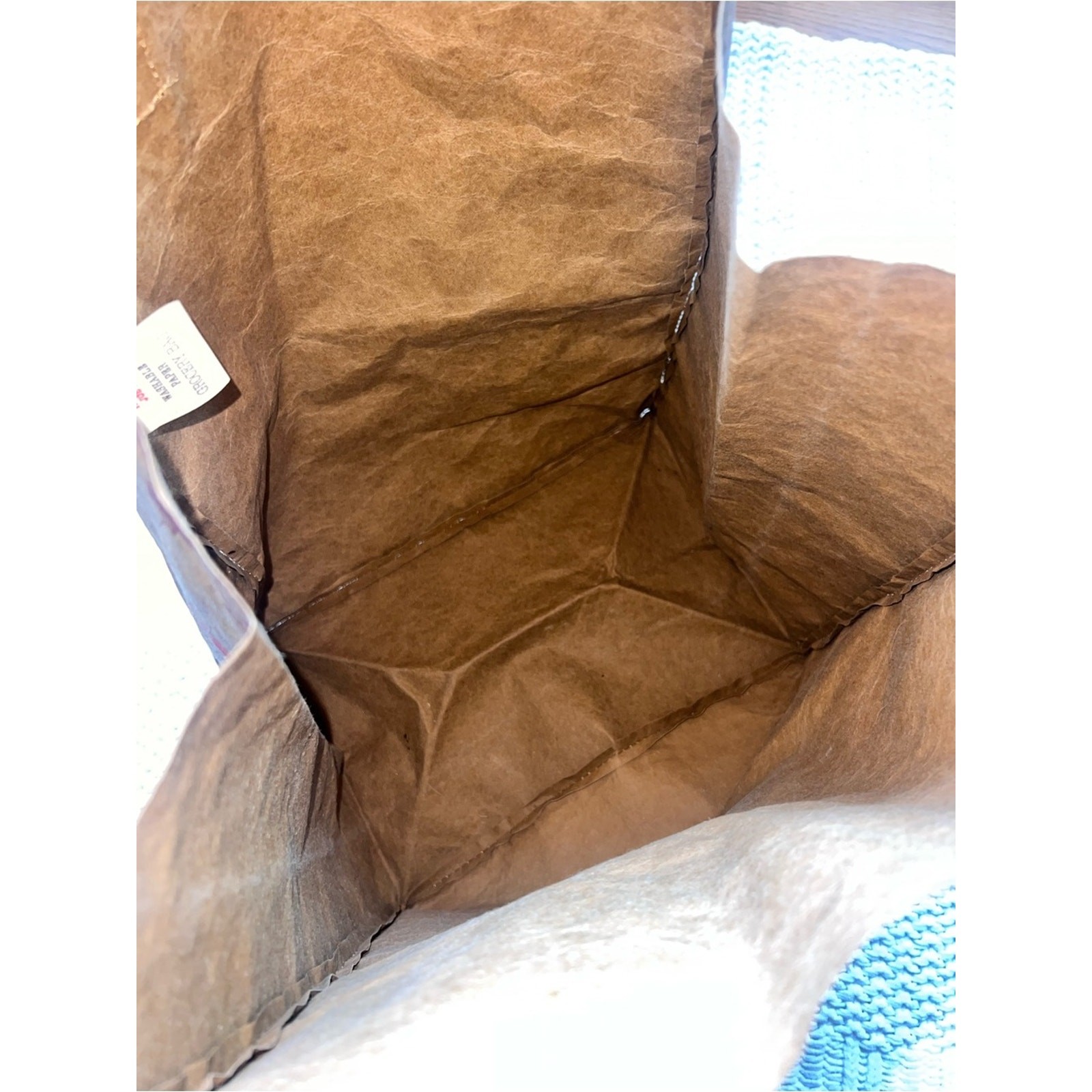 Trader Joe’s Brown Washable Bag Tote Rare Discontinued Classic
