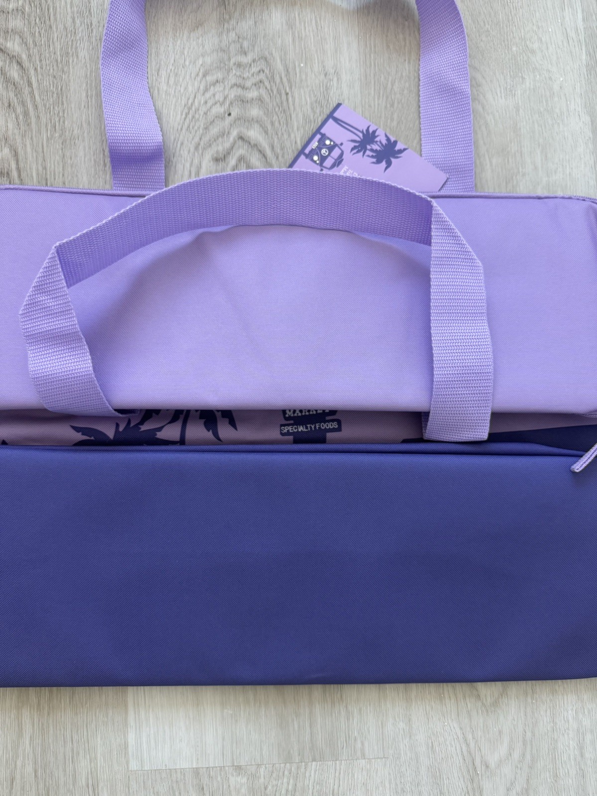 Trader Joe’s NEW SPRING 2026 RELEASE PURPLE RAIN Large Insulated Bag LIMITED