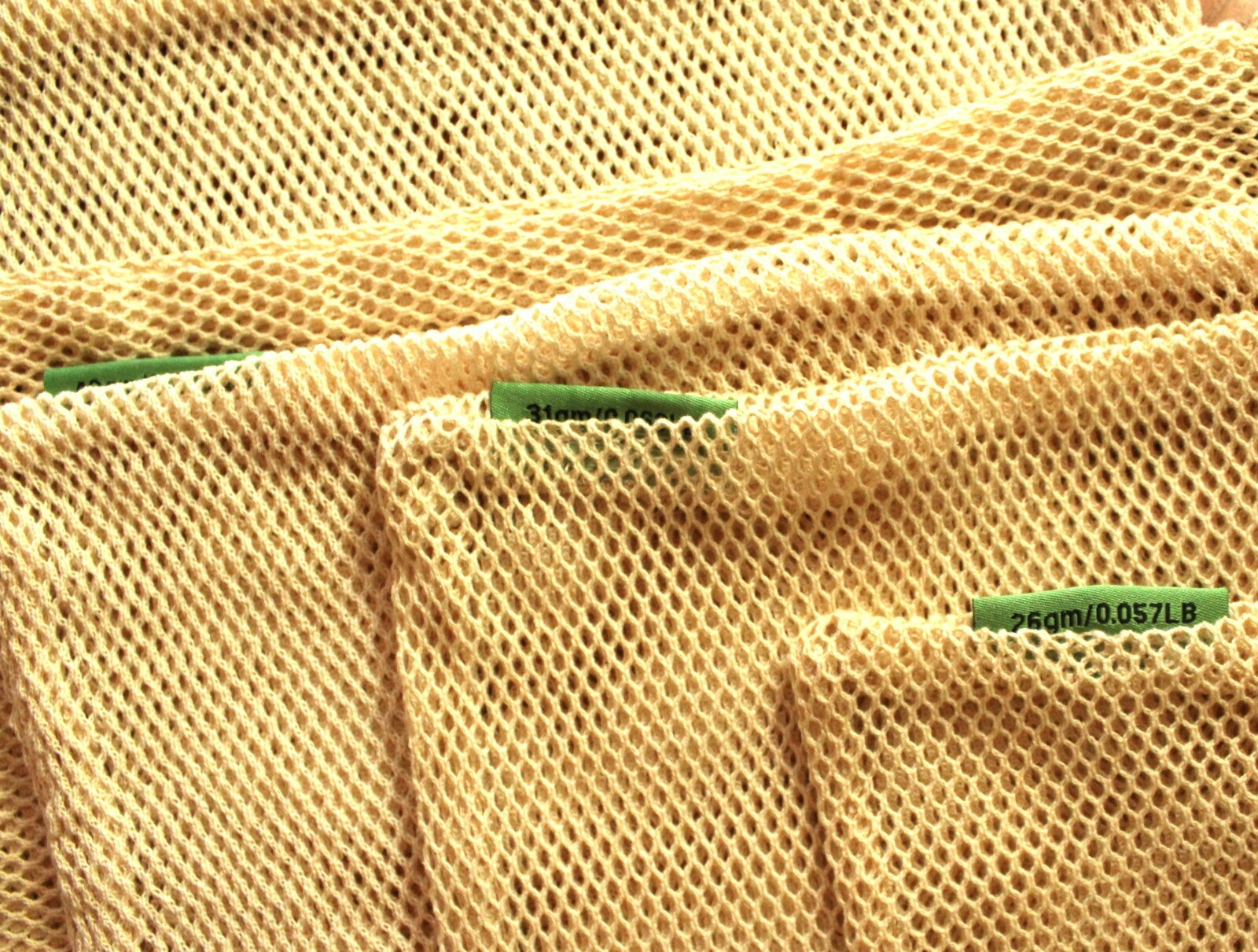 Mesh & Cotton Produce 11 Grocery Bags Organic Go Green 8X10-15X17 Drawstring NEW
