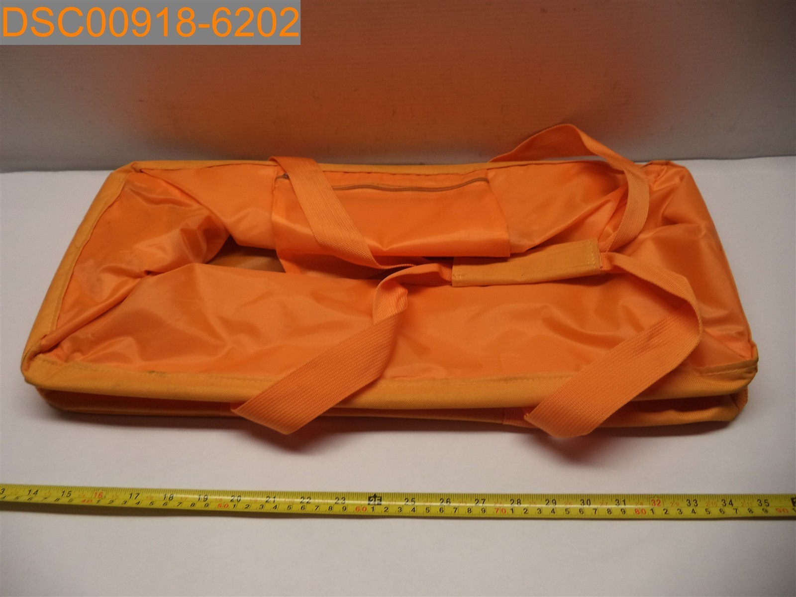 SPOTTED STAINS: Baleine 22″ Length x 10 1/2″ Width x 11″ Deep Tote Bag Orange