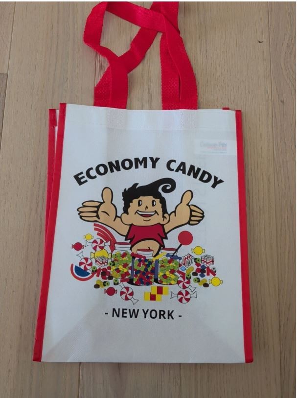 ECONOMY CANDY NYC NEW YORK CITY TOTE SHOPPING BAG LOGO 12.5 x 10