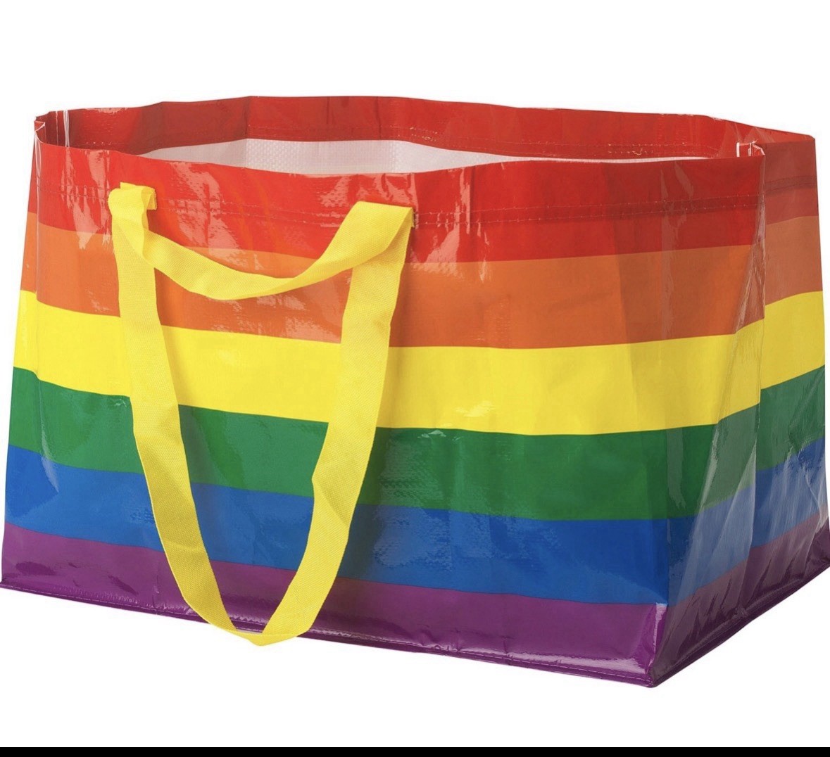 1 IKEA 🌈 STORSTOM Rainbow Shopping bag, Large 2401 oz Large Size 19Gal Pride