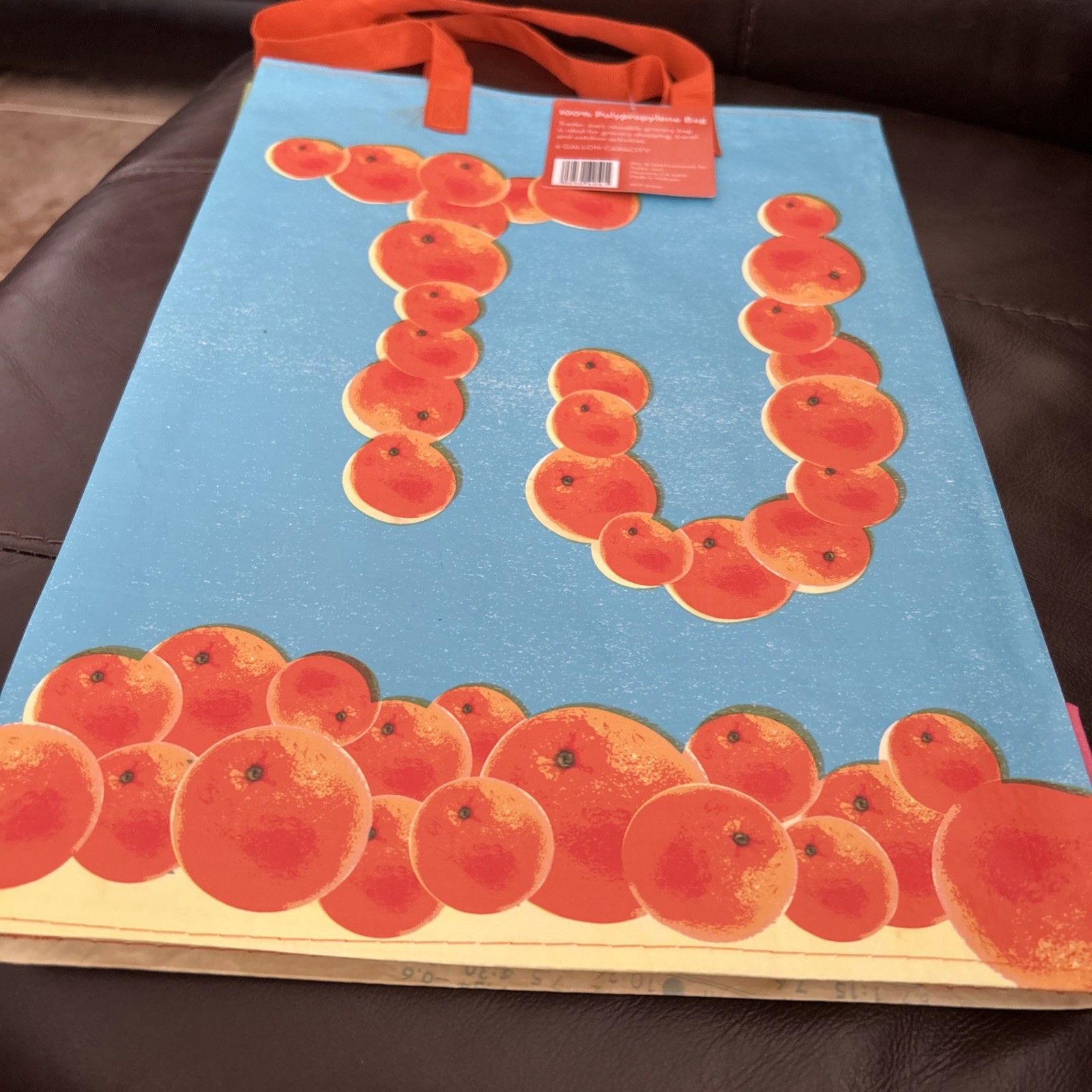 New Trader Joe’s Reusable Grocery Bag, Florida Theme, 6 Gallons Capacity