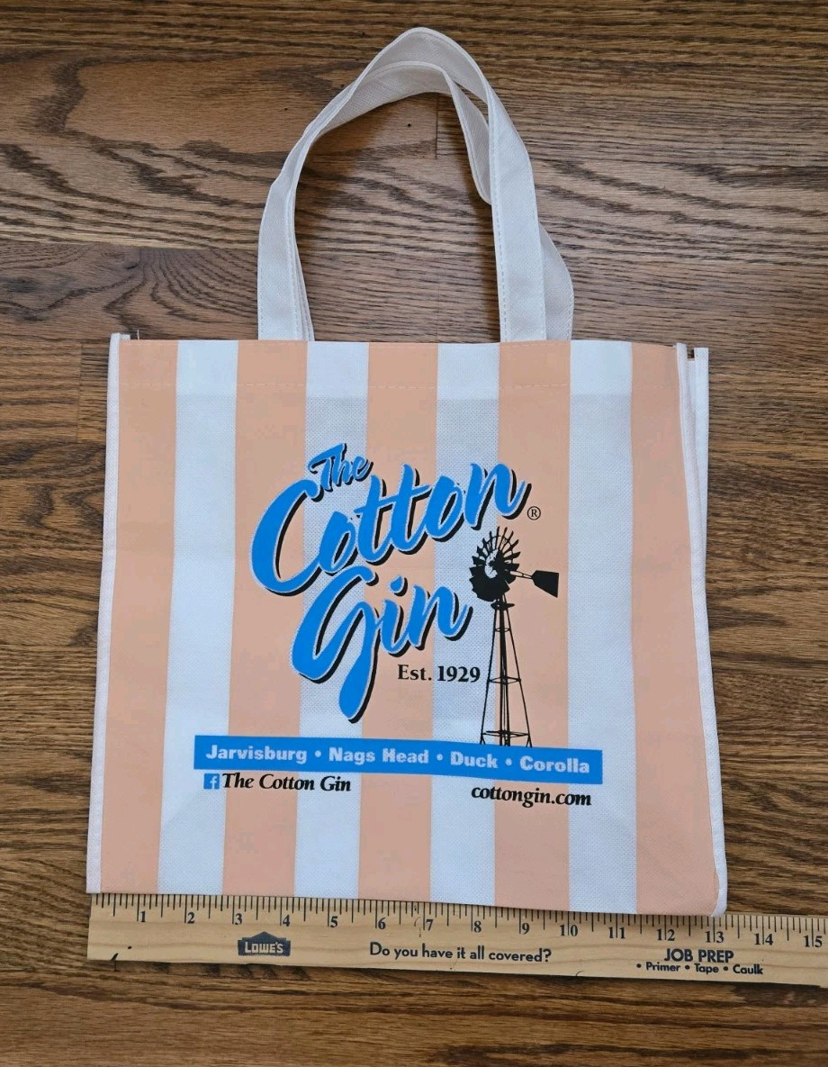 The Cotton Gin Reusable Tote Bag Double Handle