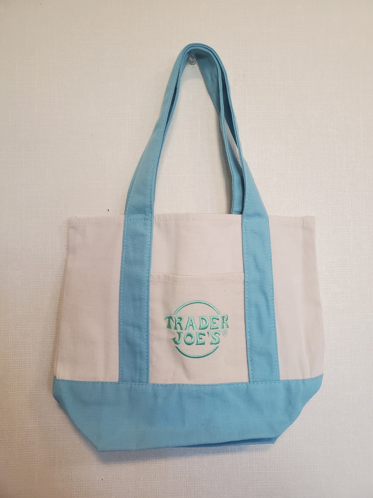 Trader Joe’s Spring 2026 Mini Pastel Canvas Tote Bag Set Of 4 IN HAND
