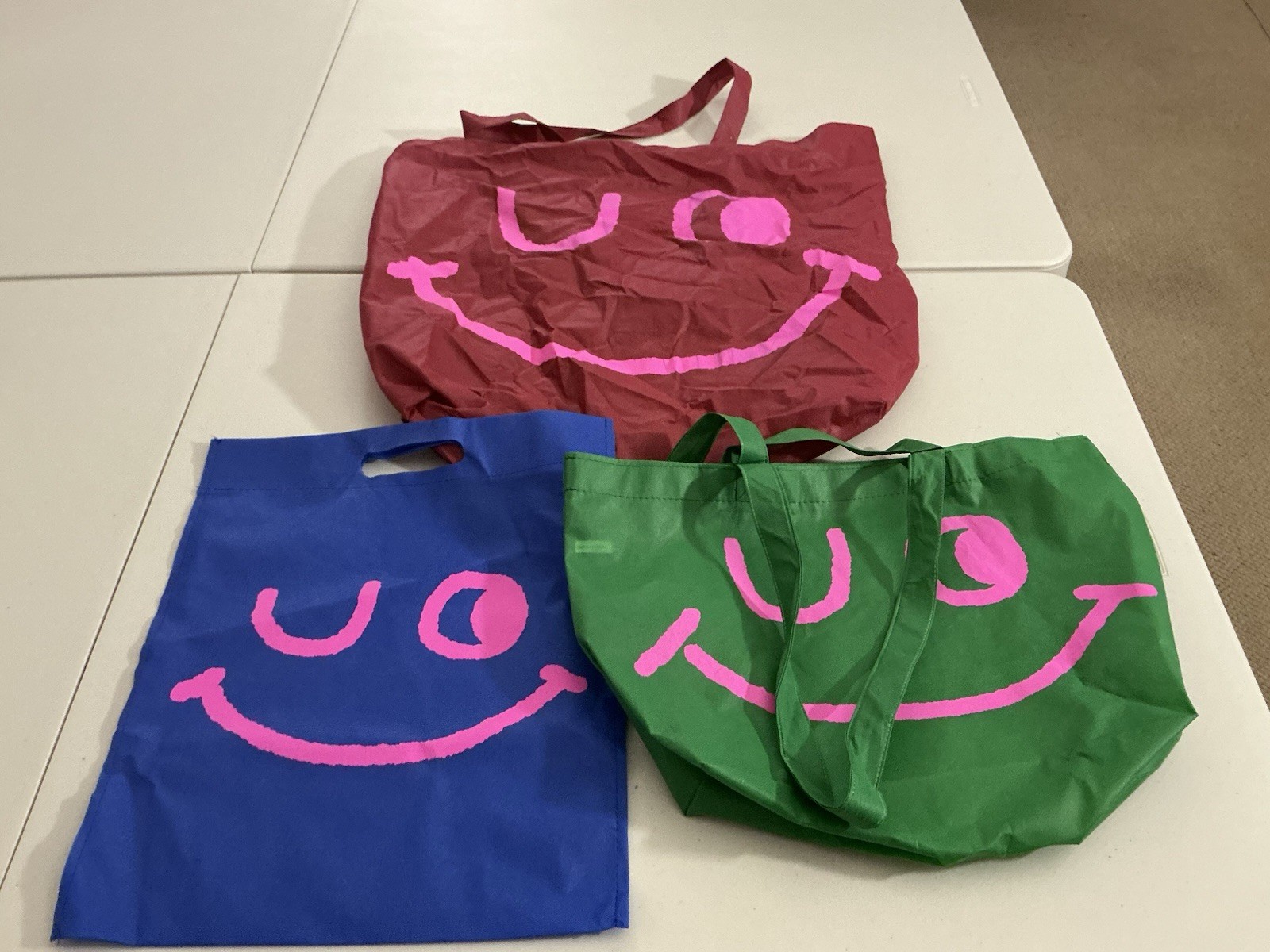 3 Urban Outfitters Reusable Bags- 3 Sizes