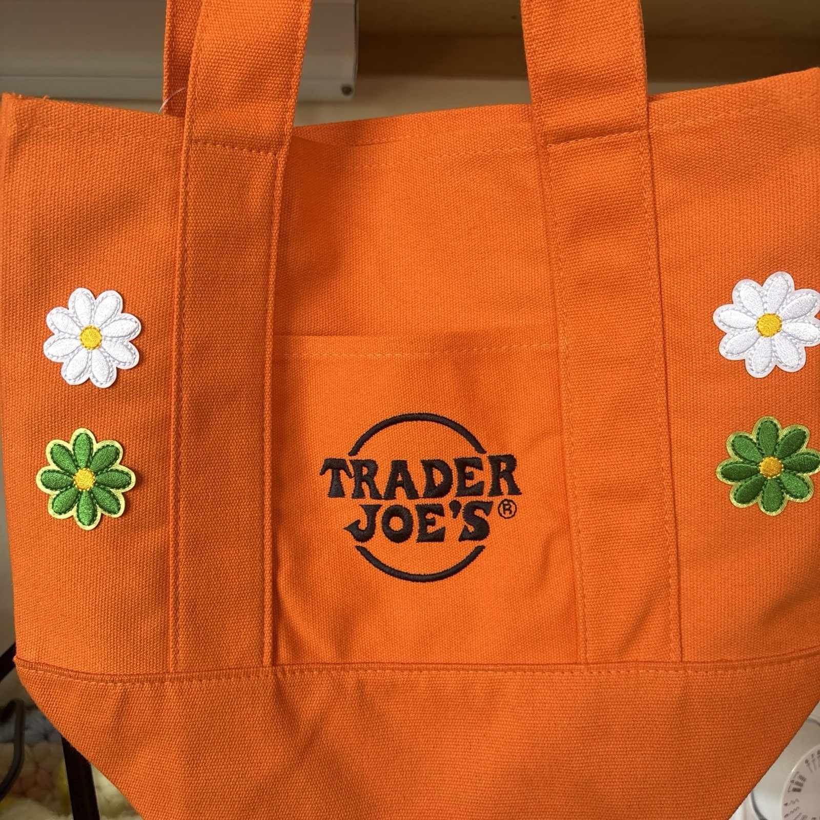 Trader Joe’s One Mini Bag Embroidery 8 🌸 Flower
