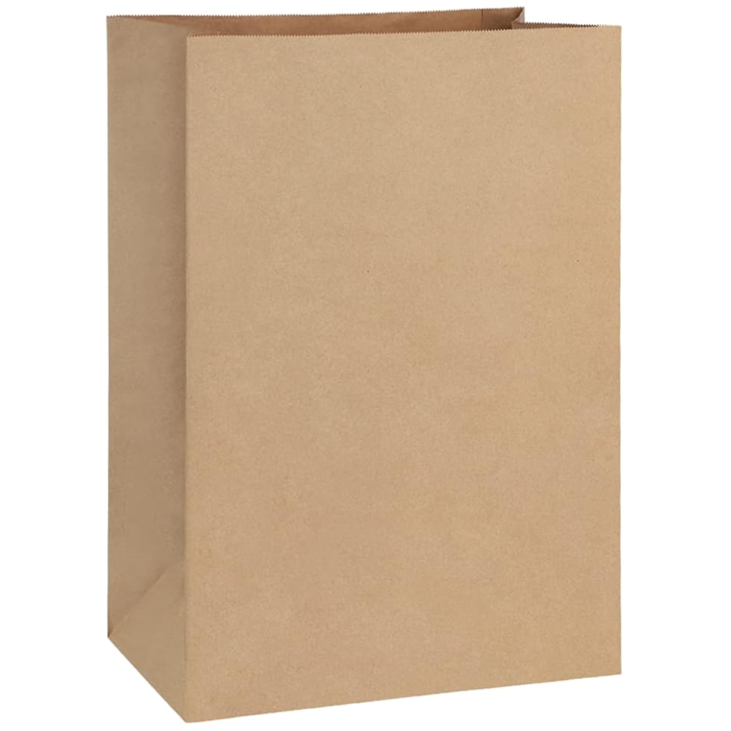 Bulk Kraft Brown Paper Bags – 12x7x17 Inches – 100 Count
