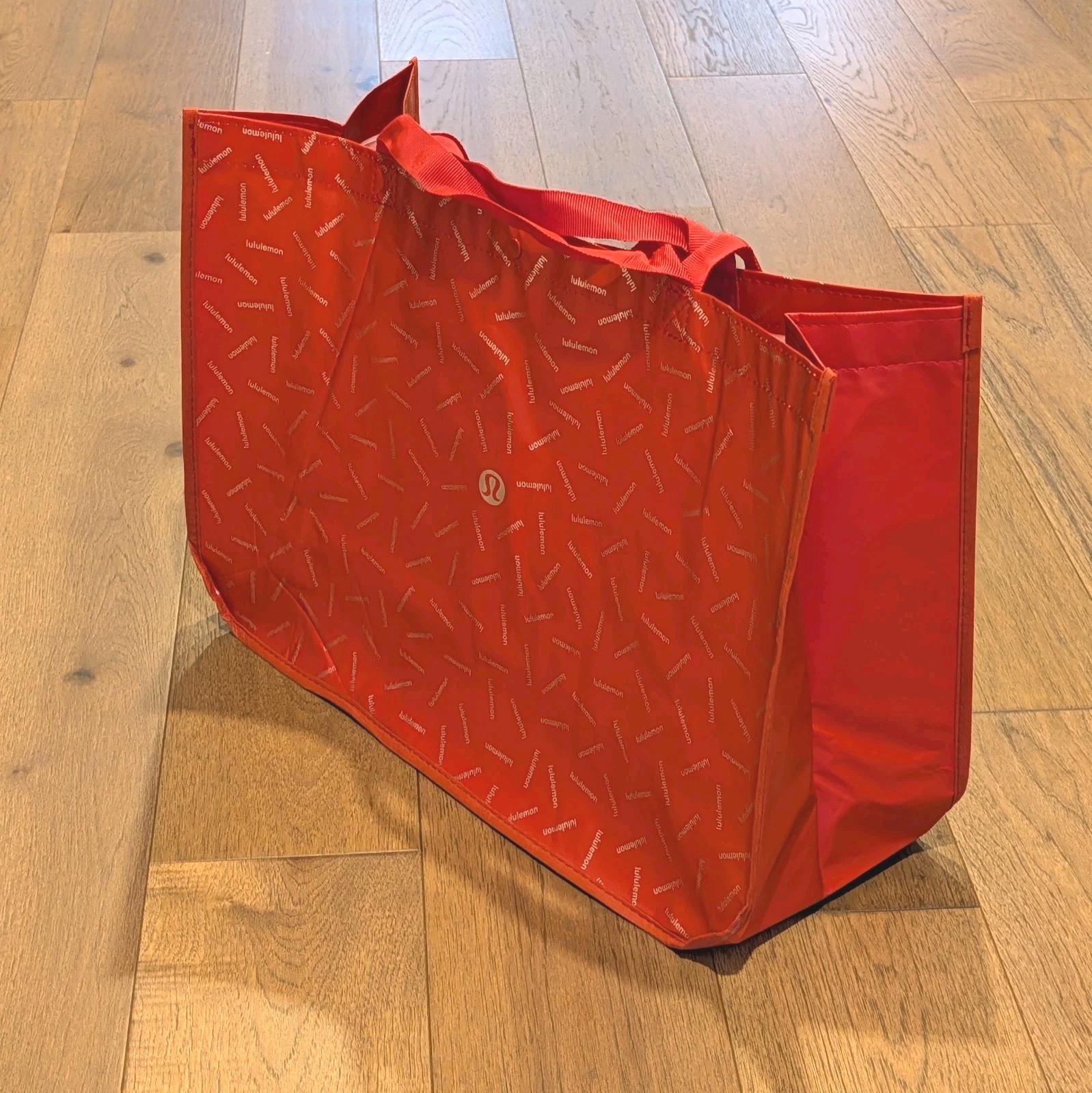 Lululemon Extra Large XL Reusable Shopping Tote Bag Yoga RED NWT NEW!⚡