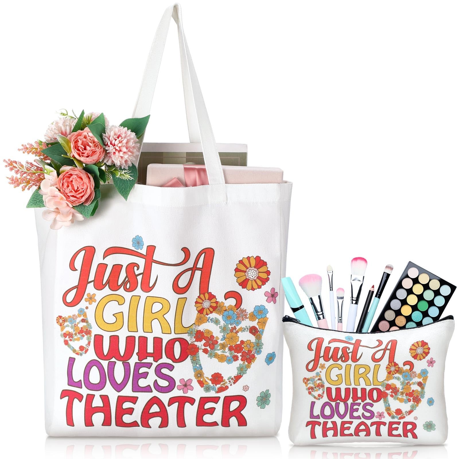 Bulyoou 2 Pcs Theater Gifts for Musical Lovers Large, Multicolor
