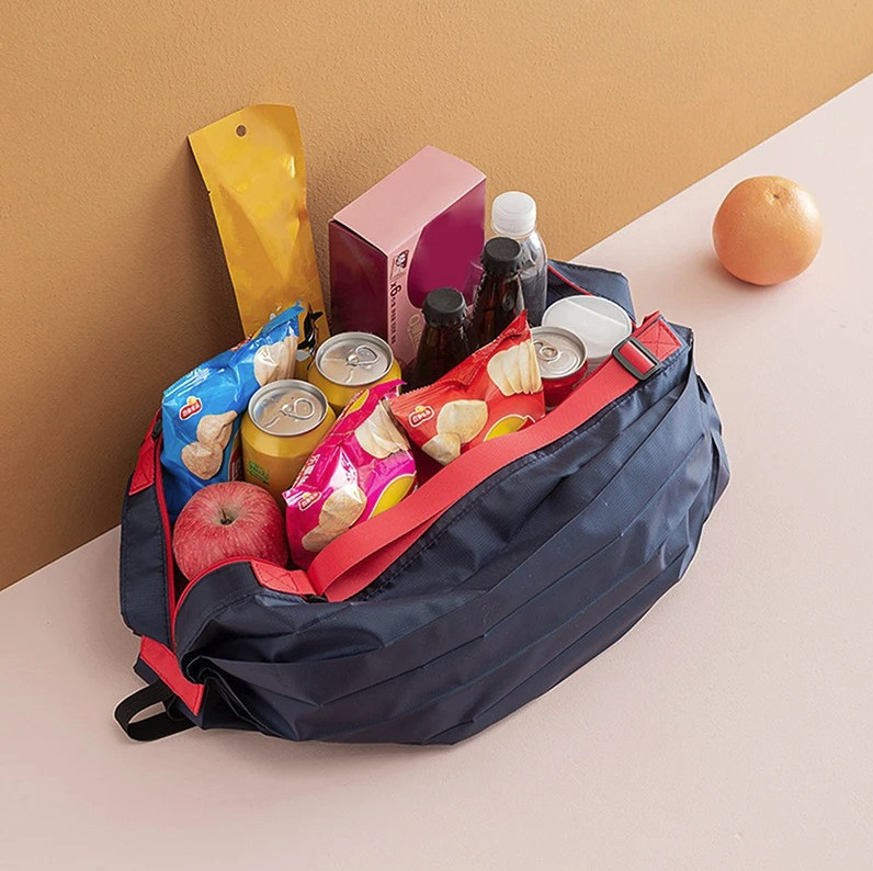 1pc Foldable Camouflage Shopping Bag Large Capacity Travel Tote – NEW