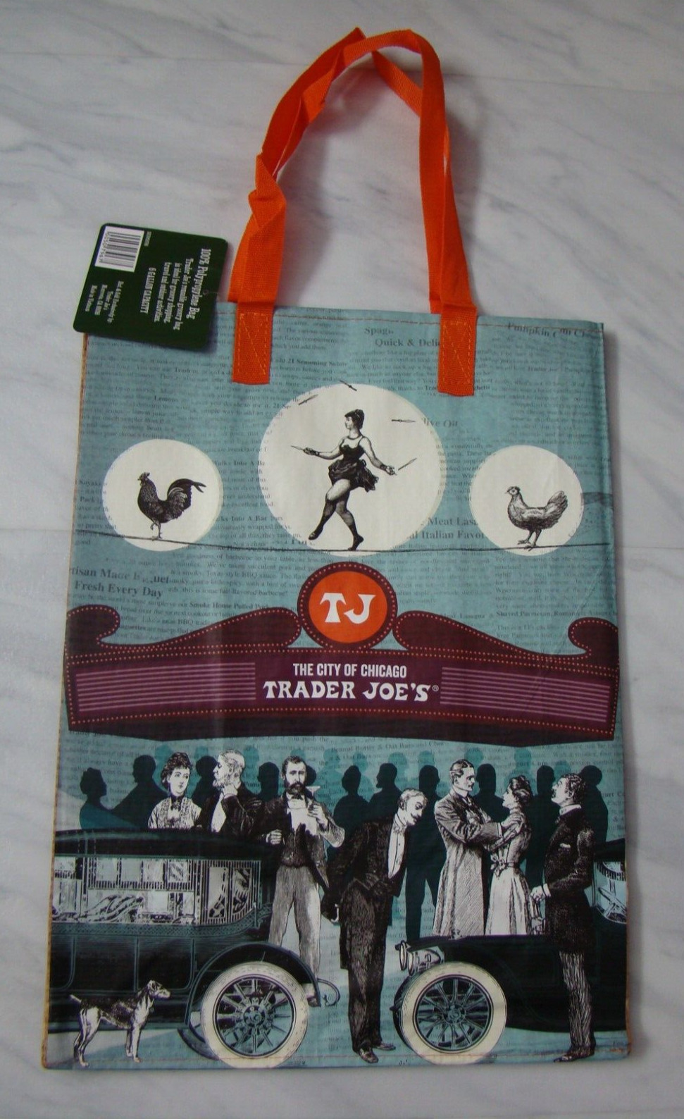 New Trader Joe’s Chicago Reusable Bag Shopping Grocery