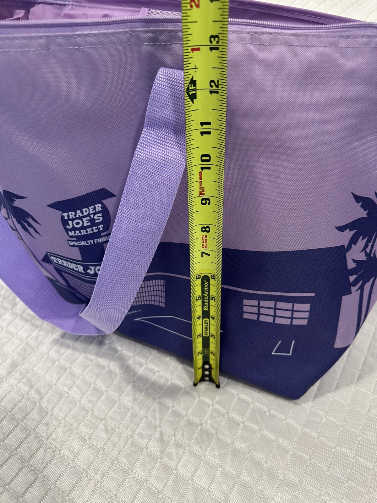 ⭐Trader Joe’s Large 8 Gal Lavender Reusable Insulated Shopping Bag New✨