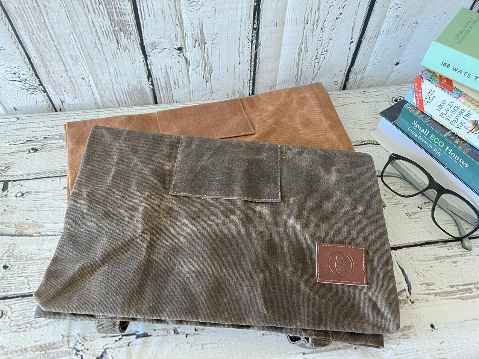 Waxed Canvas Tote Bag, Heavy Duty Grocery Shopping, Market bag, Beach Bag, New