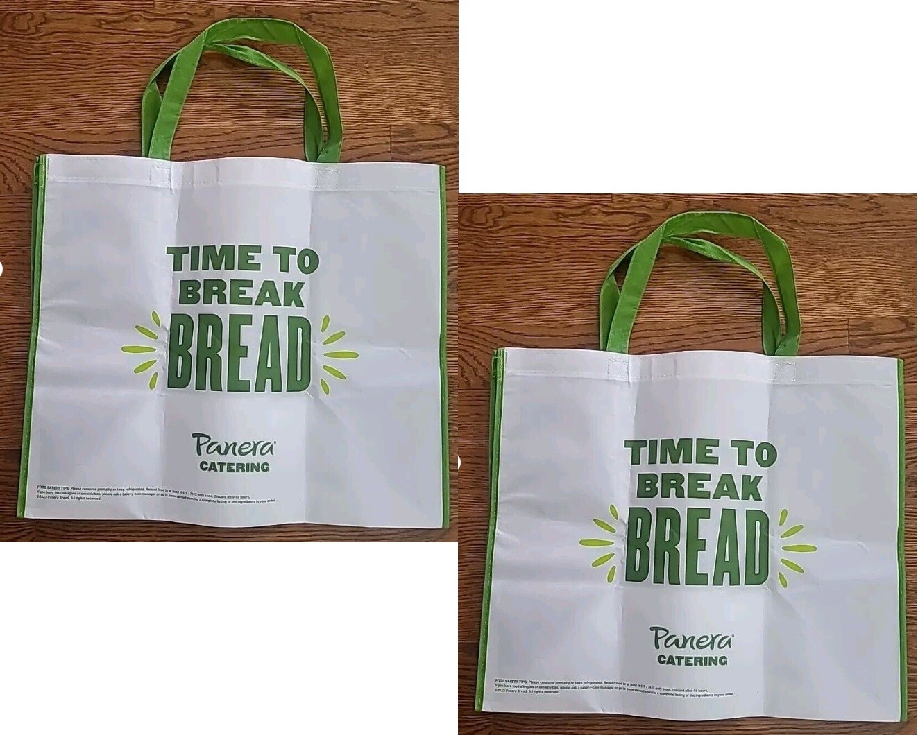 Panera Bread Catering Tote Bag XLarge Reusable 21x12x18 2 Bags