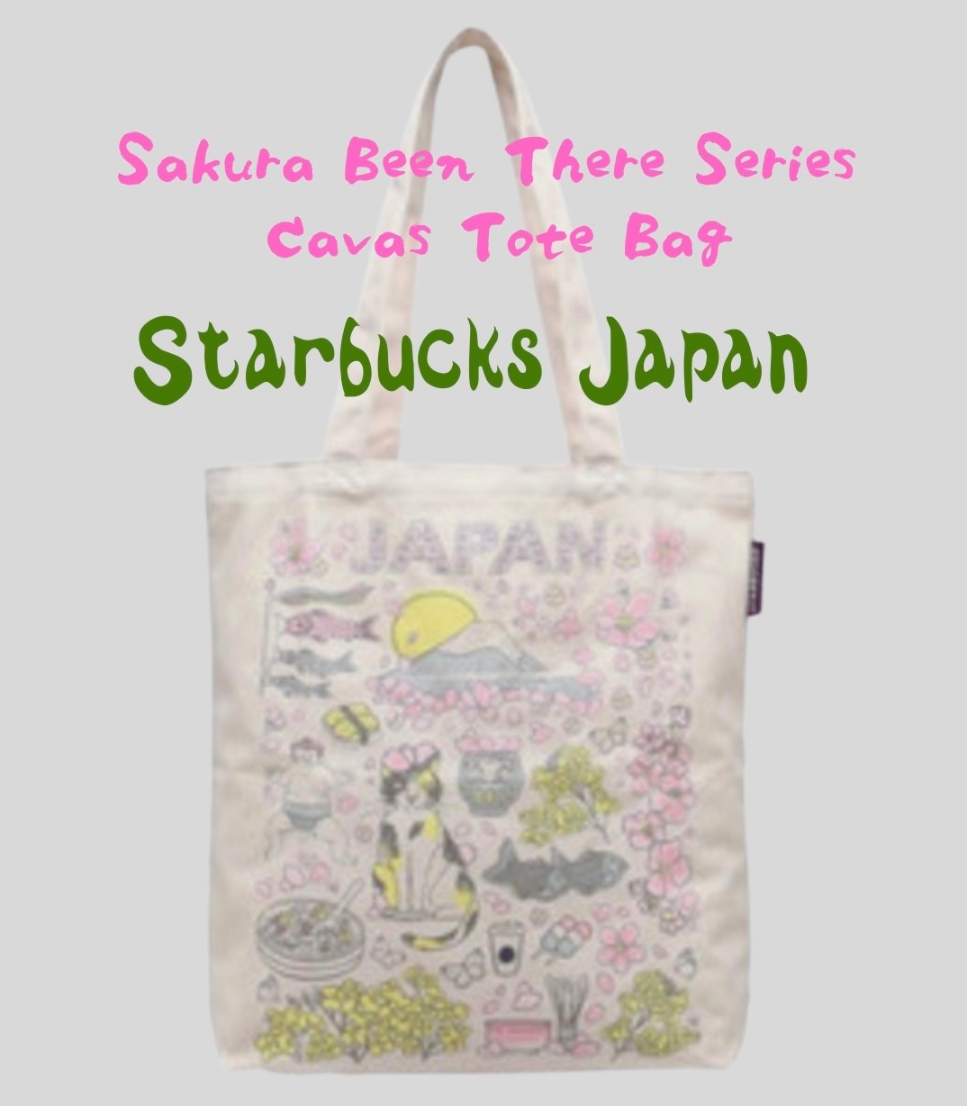 Starbucks JAPAN “SAKURA Been There Series” Tote Bag 100% authentic