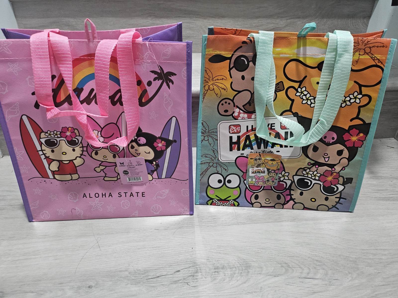 SANRIO HAWAII Reusable Shopping Bag Set