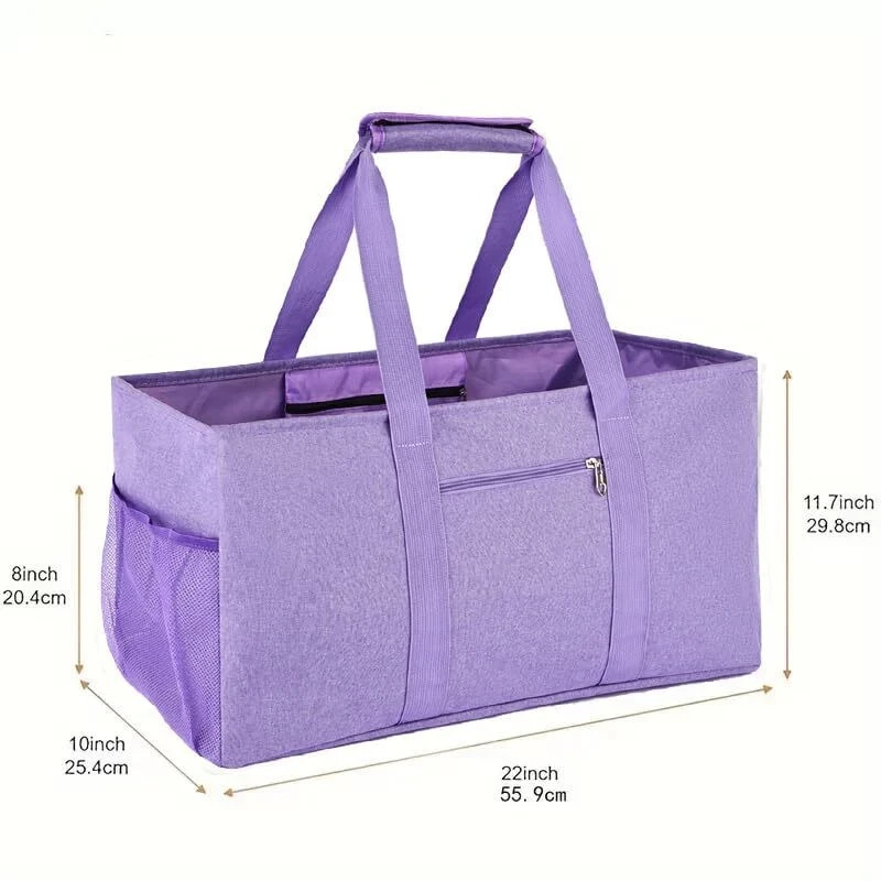 Extra Large Utility Tote BagReusable Shopping Bags with Handles – WaterproofF…