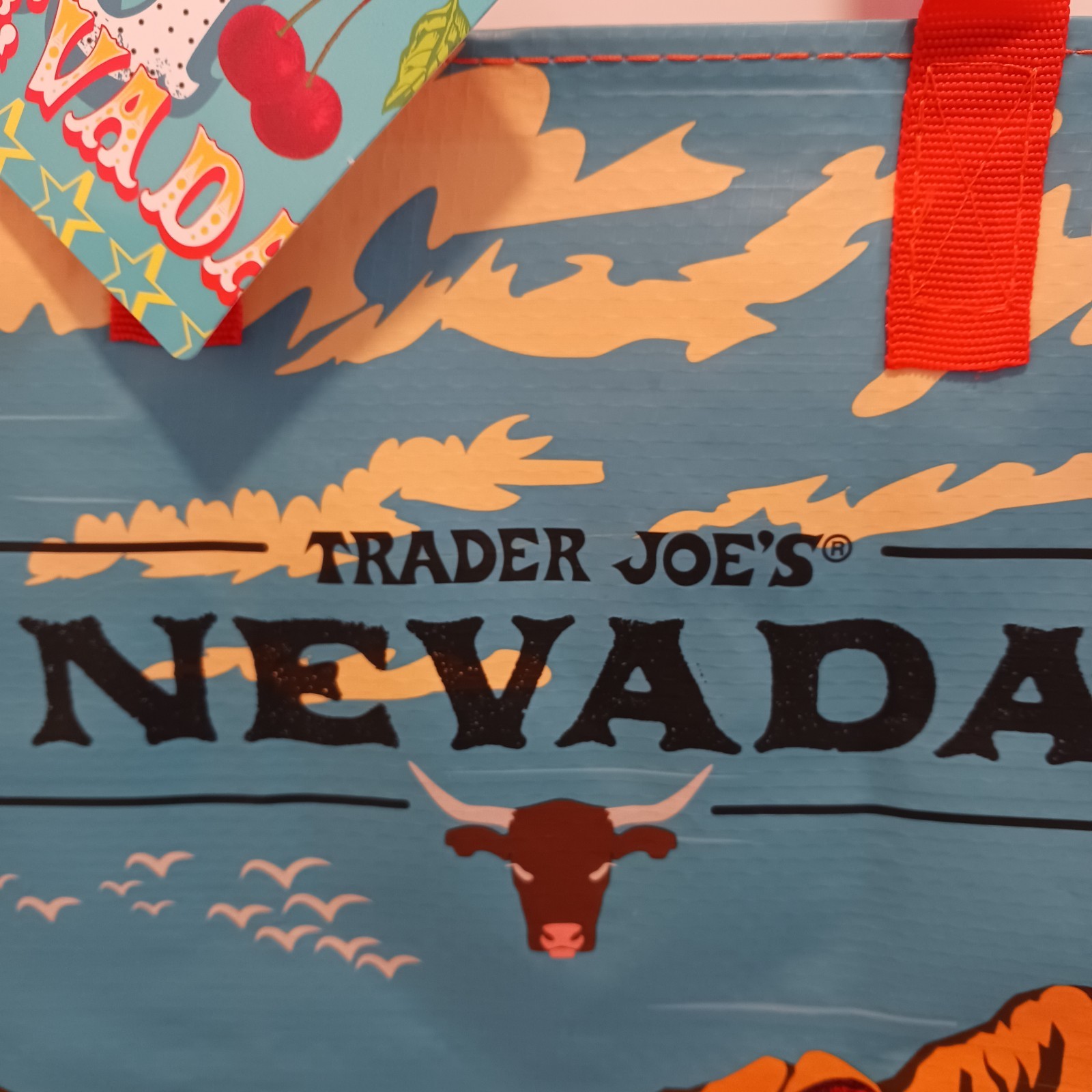 Trader Joe’s NWT Regional Nevada Tote, Reusable Foldable Washable Collectible!