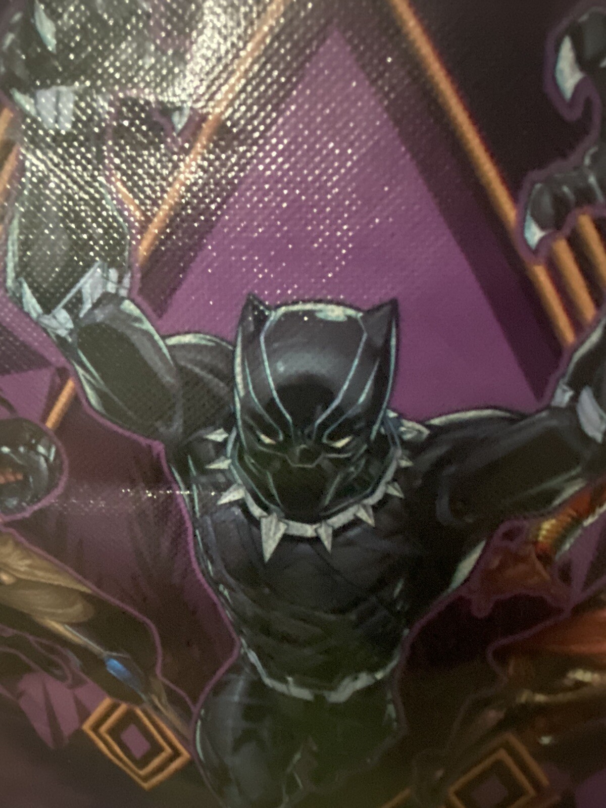 Black Panther Reusable Eco Black & Blue Shopping Tote Bag w/Handles New! Party