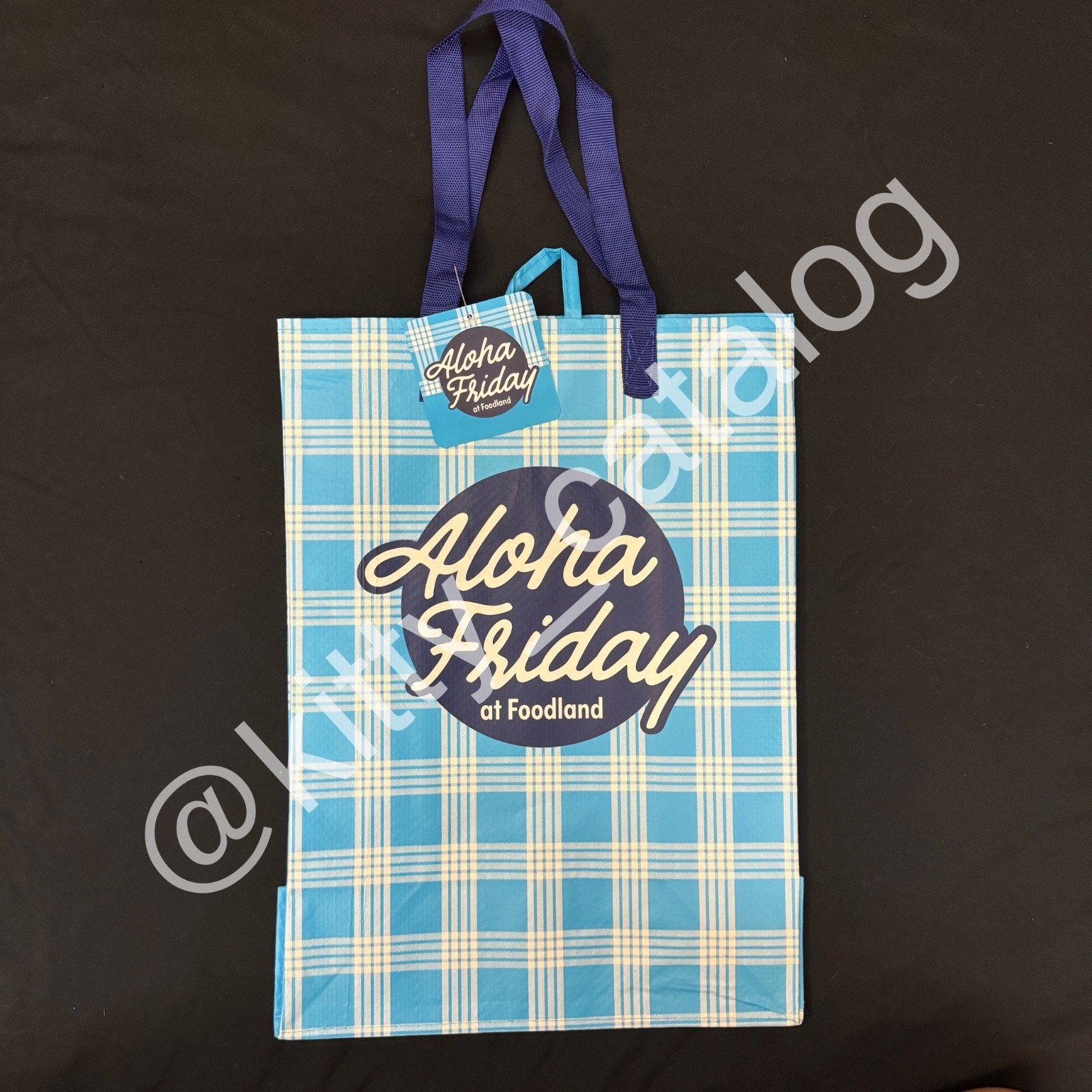 Foodland Hawaii: Aloha Friday Palaka Reusable Tote Bag