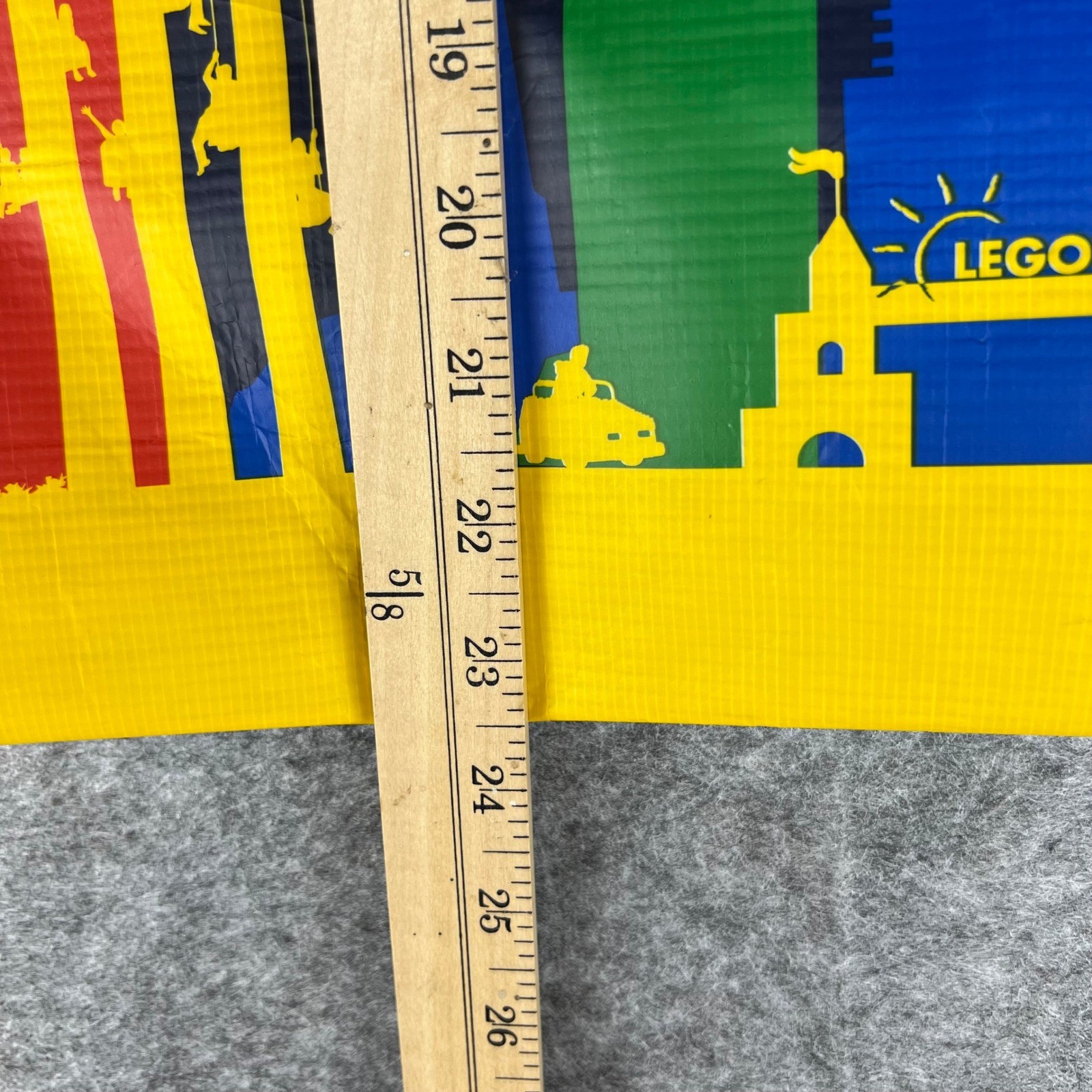 LEGO Legoland California Reusable Shopping Bag Large Tote Navy Blue Souvenir