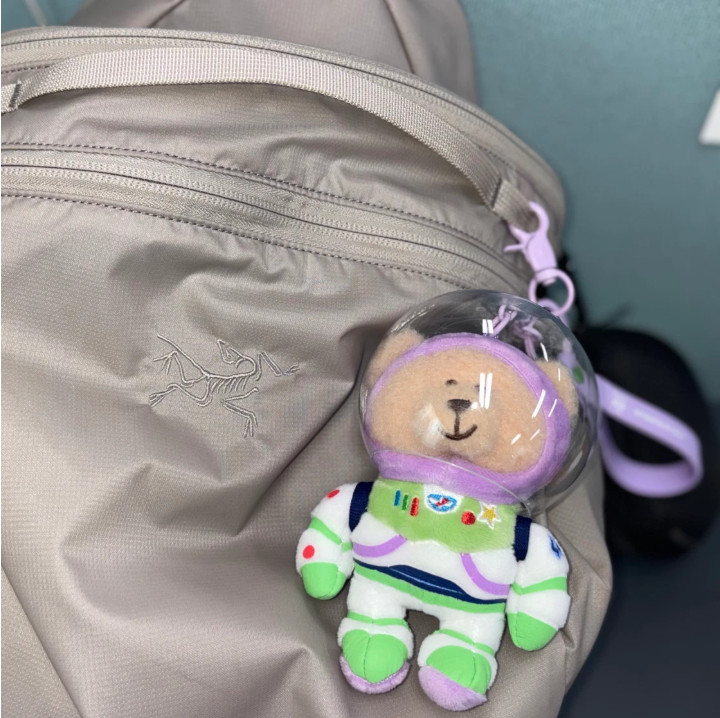Starbucks x Toy Story 5 Buzz Lightyear Bearista Keychain Purple Disney Authentic