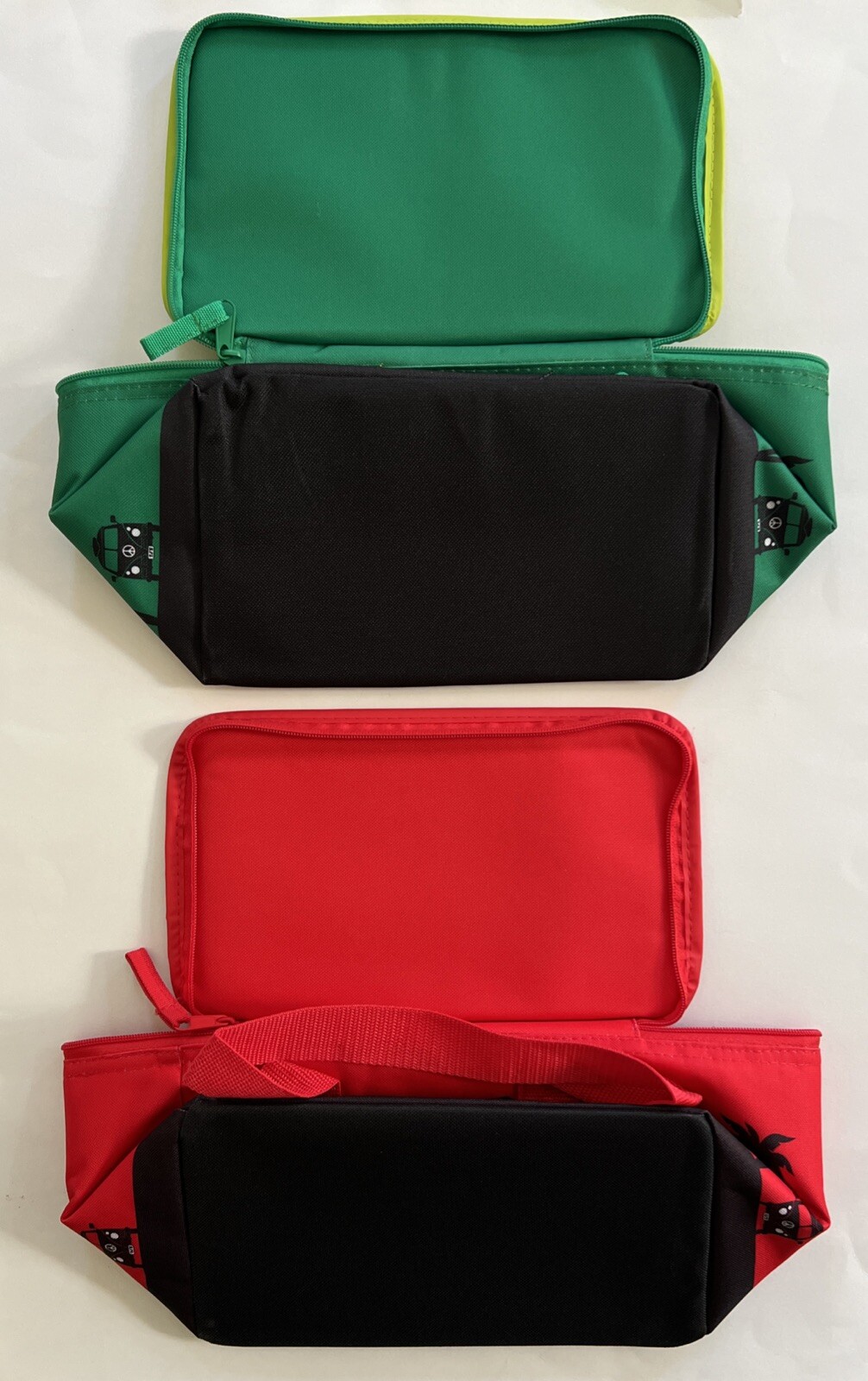 2024 TRADER JOE’s Mini Insulated Tote Bags Set Of 2 (Red & Green) – New (CL11)